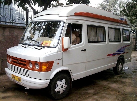 Hire 10 Seater Tempo Traveller India Minivan Rental Service Delhi