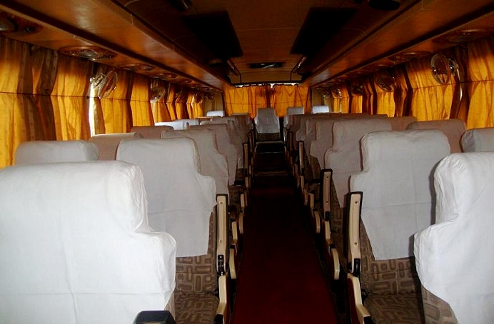 40 Seater Bus Hire Delhi, Coach Booking India, Large Bus Rental Service 