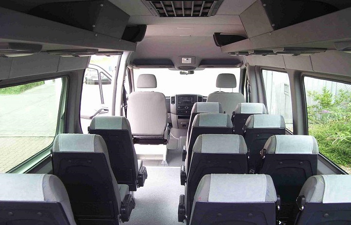 15 Seater Volkswagen Van Hire Delhi, Passenger Minivan Rental India