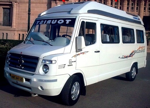 11 Seater Tempo Traveller Van Hire Delhi, Minivan Rental Service India